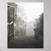 Mist op Haworth Main Street Poster (Voorkant)