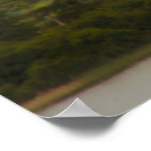 Mist op het Big Moose Lake in de Adirondacks Poster (Hoek)