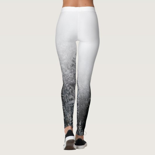 Mist over bevroren bos leggings (Achterkant)