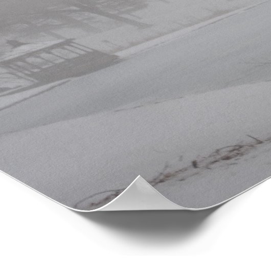 MIST OVER DE PARK POSTER (Hoek)