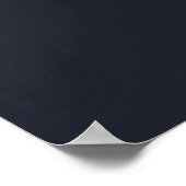 Mist over diagonale boslagen poster (Hoek)
