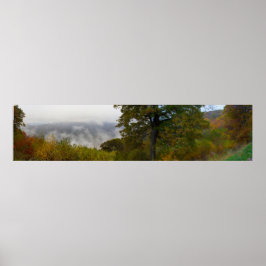 Mist over Shenandoah National Park, Virginia Poster