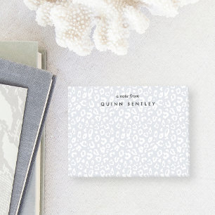Mist Pastel Leopard Print op maat Post-it® Notes