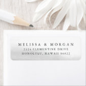 Mist Return-adres Etiket (Insitu)