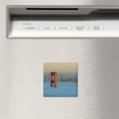 Mist rolt door de baai van San Francisco Magneet (Insitu (Vaatwasser))