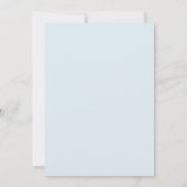 Mist Taupe Bloemblad Bruiloft Kaart (Achterkant)