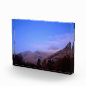 Mist The Langdale Pikes Lake District England Fotoblokken (Rechts)