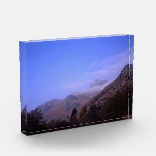 Mist The Langdale Pikes Lake District England Fotoblokken (Links)