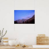 Mist The Langdale Pikes Lake District England Poster (Keuken)