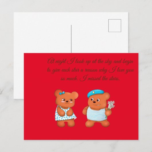 mist u briefkaart (Voorkant / Achterkant)