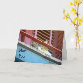 **MIST U** EN ALTIJD *DENK AAN U* KAART (Gele Bloem)