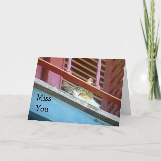 **MIST U** EN ALTIJD *DENK AAN U* KAART (Voorkant)