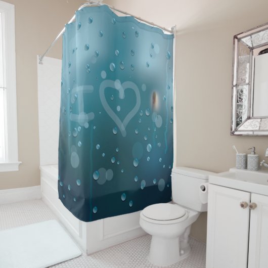 Mist van de liefde douchegordijn (In situ)