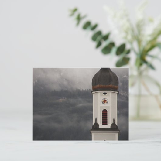 mist van Garmisch-Partenkirchen Briefkaart (Staand voorkant)