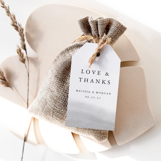 Mist Wedding Dank je wel Cadeaulabel