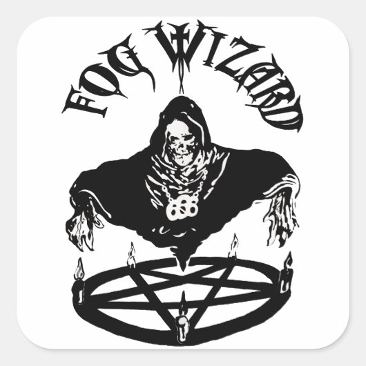 Mist Wizard Evil Sticker (Voorkant)