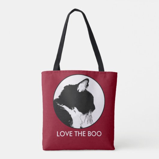 Mista Boo Cat Canvas tas (Achterkant)