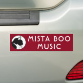 MISTA BOO MUSIC Bumpersticker (Op auto)