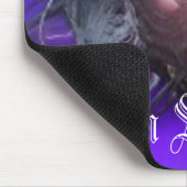 Mista SCARY Dragon Paars Mousepad - Gepersonalisee Muismat (Hoek)