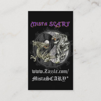 Mista SCARY Dragon Tiger Yin-Yang... - Gepersonali Visitekaartje