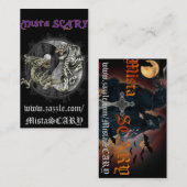 Mista SCARY Dragon Tiger Yin-Yang Profile Card Visitekaartje (Voorkant / Achterkant)