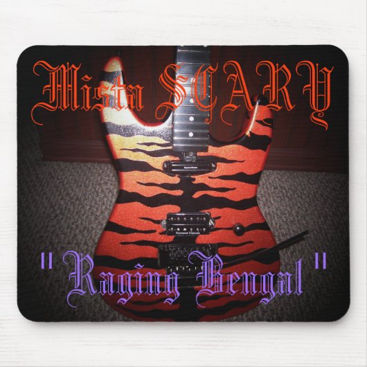 Mista SCARY Raging Bengal Mousepad Custom Muismat (Voorkant)
