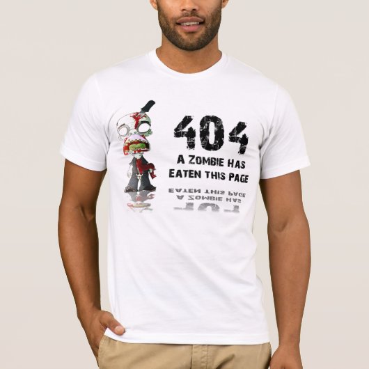 Mistak 404, pagina is niet gevonden t-shirt (Voorkant)