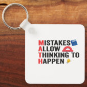 Mistakes Allows Thinking To Happens Math Teacher Sleutelhanger (Voorkant)