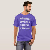 Mistakes Basic Dark T-Shirt (Voorkant volledig)