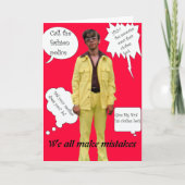 Mistakes Bedankkaart (Voorkant)