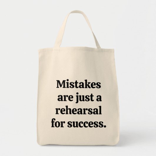 Mistakes Grocery Canvas tas (Voorkant)