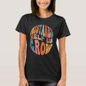 Mistakes Help Us Grow Groovy Growth Mindset Teache T-shirt (Voorkant)