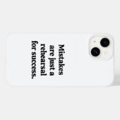 Mistakes iPhone Case (Achterkant (horizontaal))