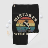 Mistakes Were Made Funny Golf Cart Club Motif  Golfhanddoek (Insitu)