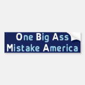 Mistaking America Bumpersticker (Voorkant)