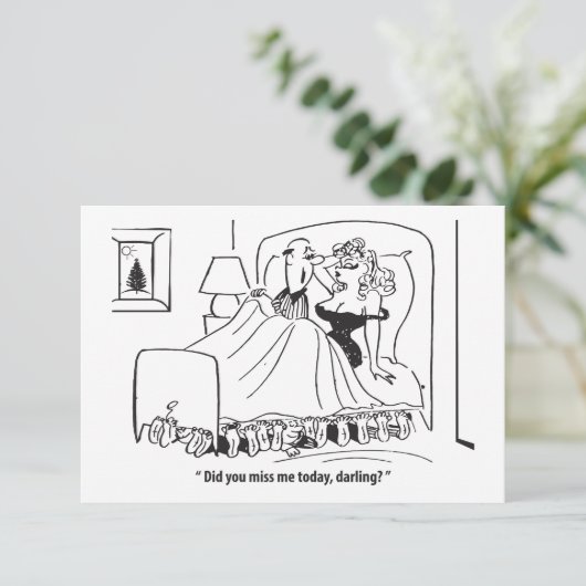 Miste je mij, schat, Grappig Save The Date (Staand voorkant)