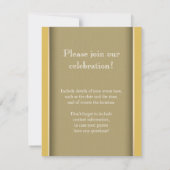 Misted Sunny Yellow Moroccan Tile Trellis Kaart (Achterkant)