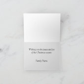 Mistelkraai Feestdagen Kaart (Binnen)