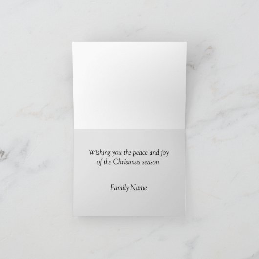 Mistelkraai Feestdagen Kaart (Binnen)