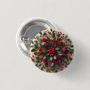 Mistelteenknop Ronde Button 3,2 Cm