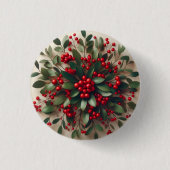 Mistelteenknop Ronde Button 3,2 Cm (Voorkant)