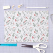 Misteltoe en Hulstbessen Patroon Tissuepapier (Craft)