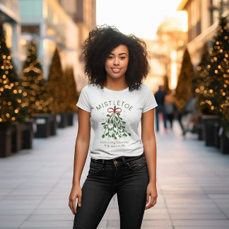 Misteltoe Kusjes & Kerstwensen Cute T-Shirt
