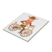 Mister Biking Viking Tegeltje (Zijkant)