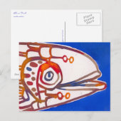 Mister Blue Fish briefkaart (Voorkant / Achterkant)