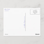 Mister Blue Fish briefkaart (Achterkant)