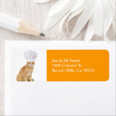 Mister Cat Chef voor u Etiket (Insitu)