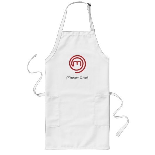 Mister Chef (Spoof Apron) Lang Schort (Voorkant)