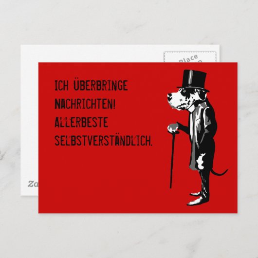 Mister Dane Briefkaart (Voorkant / Achterkant)