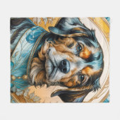 Mister Doggie Fleece Deken (Voorkant (Horizontaal))